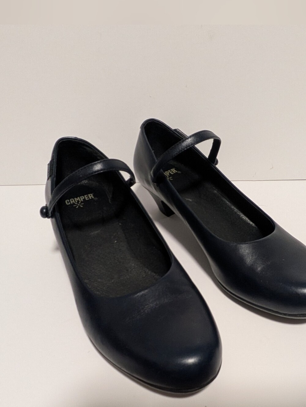 Camper Women's Navy Blue Helena Mary Jane Shoe Size 41